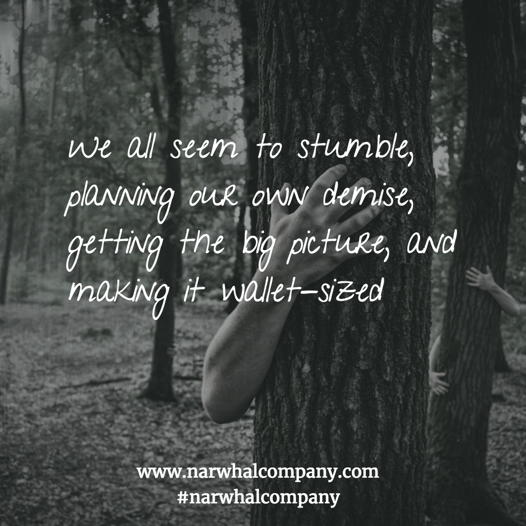 "We all seem to stumble..."
