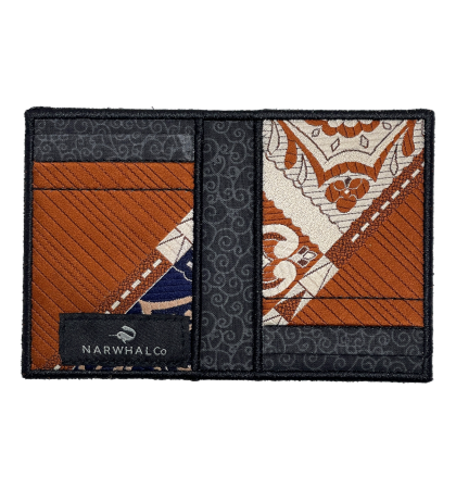 Bongo - Tie Fold Fabric Wallet :: Narwhal Co. - NarwhalCo