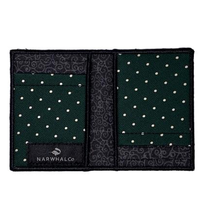 Green Machine - Tie Fold Wallet :: Narwhal Company