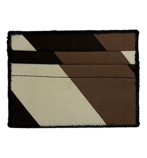 Chocolate - Tie Rack Wallet :: Narwhal Company