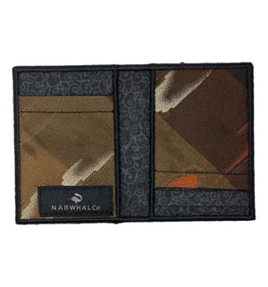 Brown Lilly - Tie Fold Wallet :: Narwhal Company